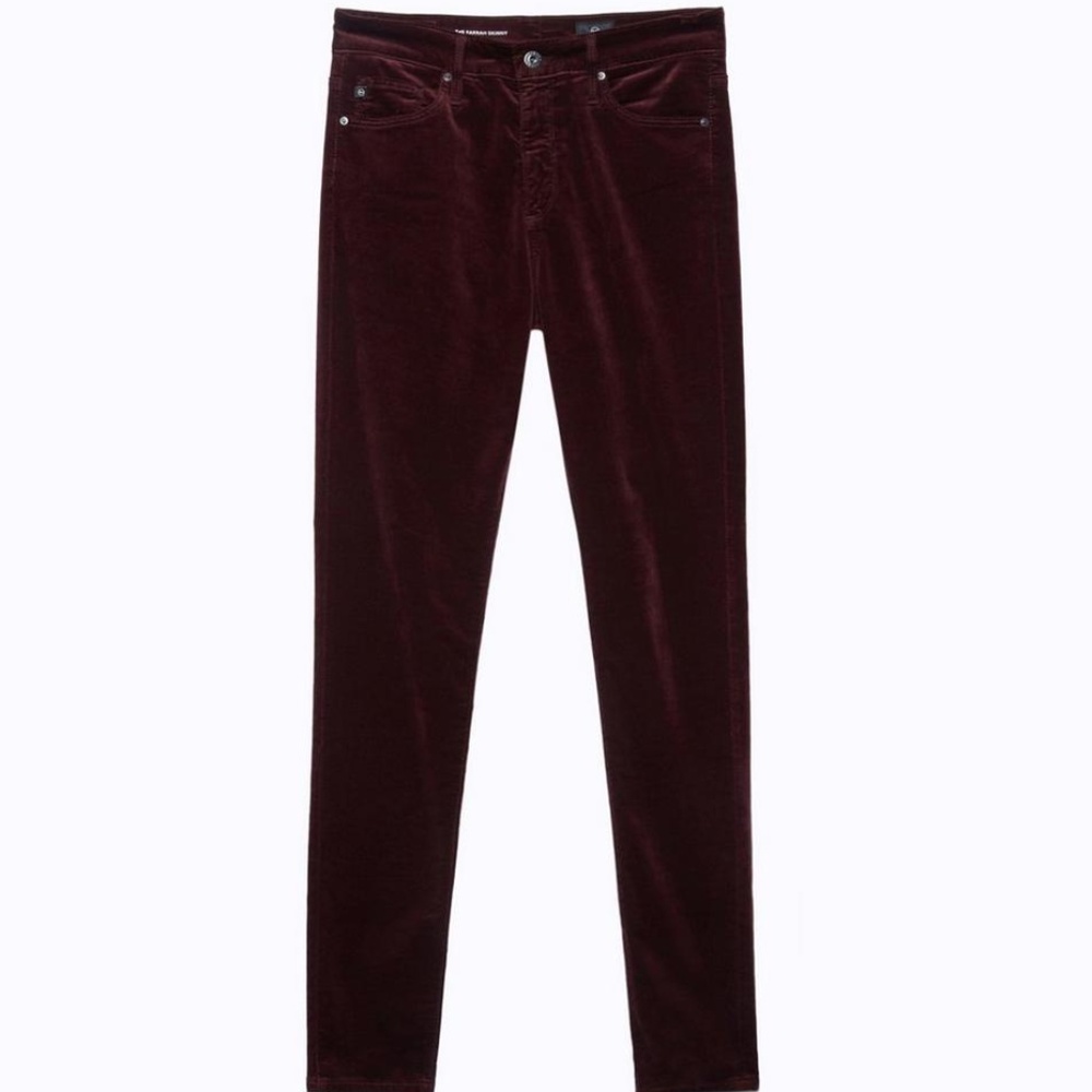 NWT AG The Farrah High Waist Velvet Jeans - Picture 6 of 7